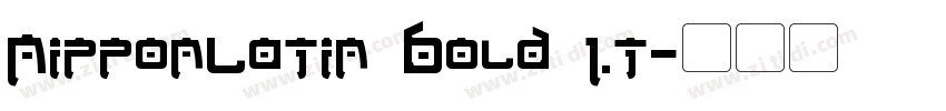 NipponLatin Bold 1.t字体转换
